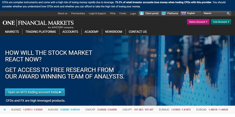 2FX/بروکر one financial markets