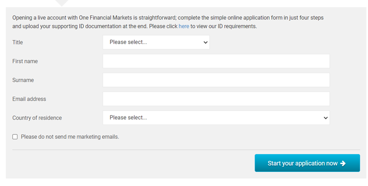 2FX/بروکر one financial markets