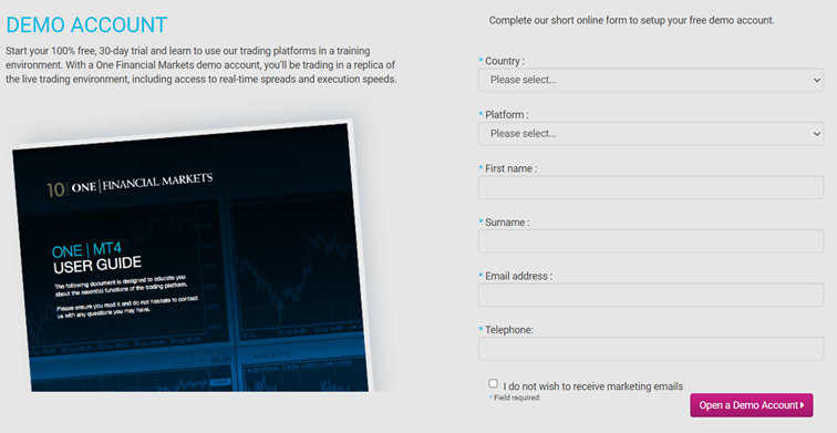 2FX/بروکر one financial markets