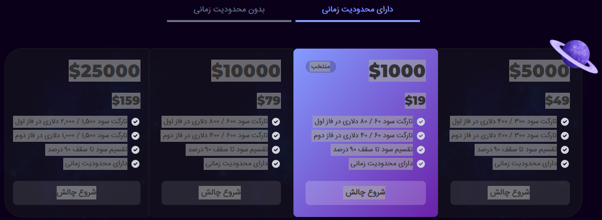 2FX | پراپ ترید برای زندگی TFL