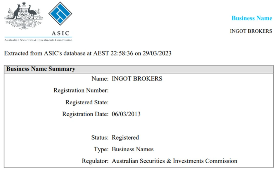 2FX | بروکر اینگات INGOT