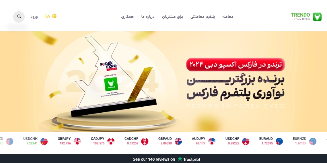 2fx | آموزش کامل‌ تصویری ثبت‌نام در بروکر Trendo