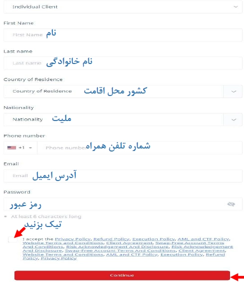 2fx | آموزش کامل‌ تصویری ثبت‌نام در بروکر دو پرایم